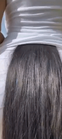 Long hairs in funny gifs