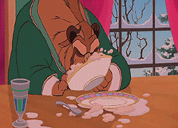 Beauty And The Beast Eating GIF