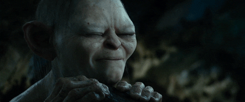 lord of the rings smeagol gollum dancing gif