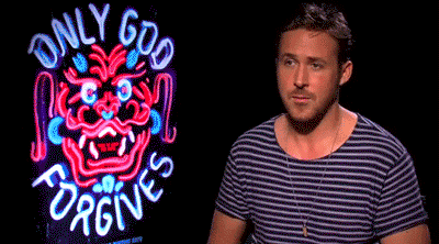 Ryan Gosling Interview GIF