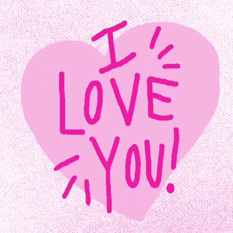 I Love You Valentine GIF by megan motown - Find & Share on GIPHY