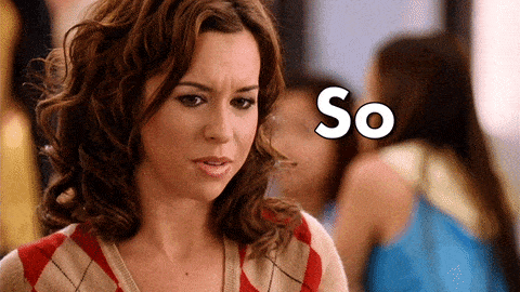 Animated Gif from Mean Girls of Dee Reynolds saying So Fetch