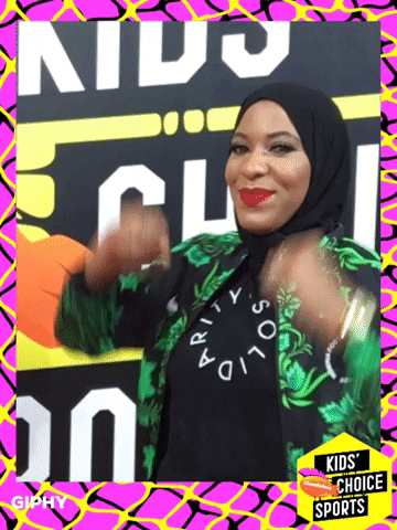 Ibtihaj Muhammad Frame GIF by Kids' Choice Awards 2019