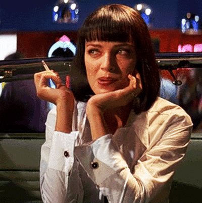 Pulp Fiction Smoking Gif Find Share On Giphy