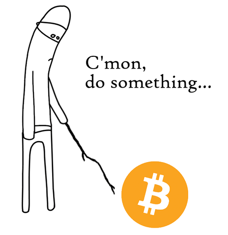 Poking bitcoin to do something