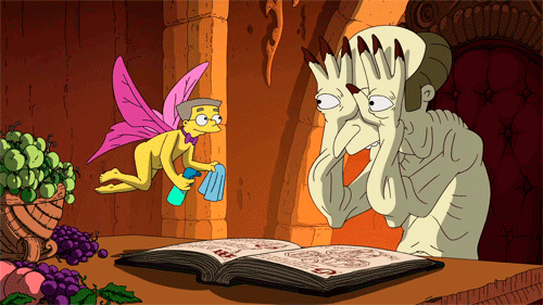 Image result for pan's labyrinth simpsons gif