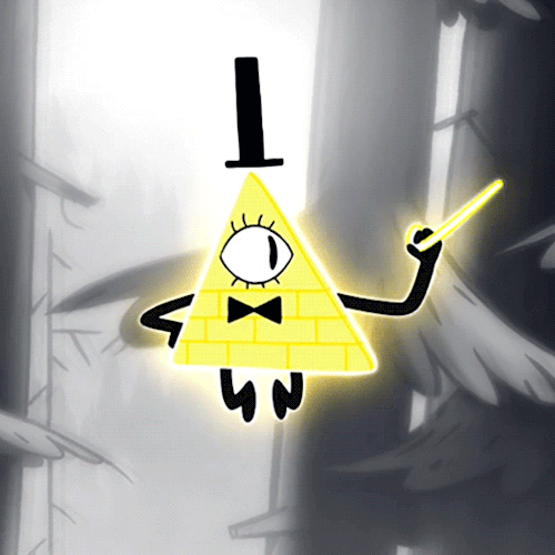 Bill cipher animated cursor pack