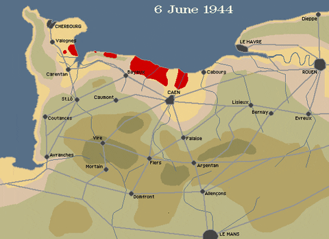 august june invasion territory normandy