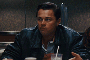 Confused Wolf Of Wall Street GIF