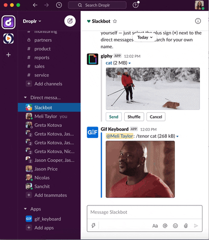 giphy slack