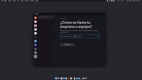 280. Slack - Workspace Creation Wizard