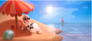 Frozen Beach Day GIF - Find & Share on GIPHY