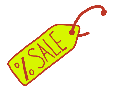 Tag Sale Sticker by Bent Rushmore