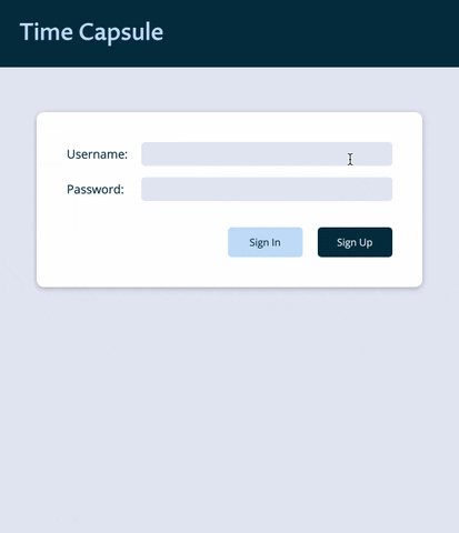 GitHub - ChrisGitmed/time-capsule: My final project from Web-dev ...
