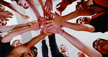 Glee Teamwork GIF - Find & Share on GIPHY