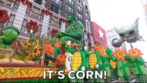 parade float of corn