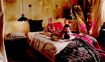 gif bed glee tied giphy gifs