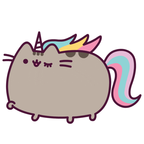 Unicorn Wink Sticker by Pusheen for iOS & Android | GIPHY