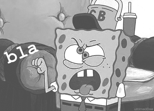 Spongebob blablabla gif