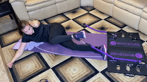 Banded Oblique crunch .Gif