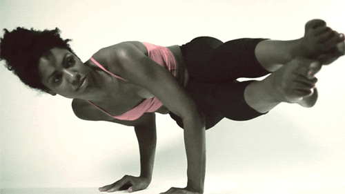 Yoga Black Fitness GIF - Find & Share on GIPHY