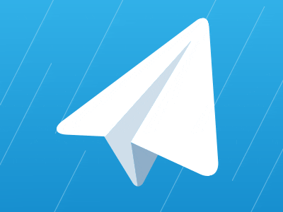 Telegram ícono gif 
