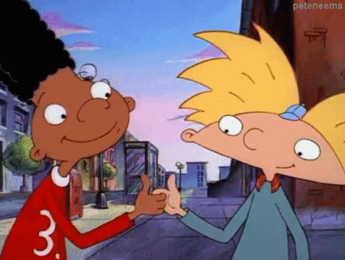Hey Arnold Thumb Wrestle GIF - Find & Share on GIPHY