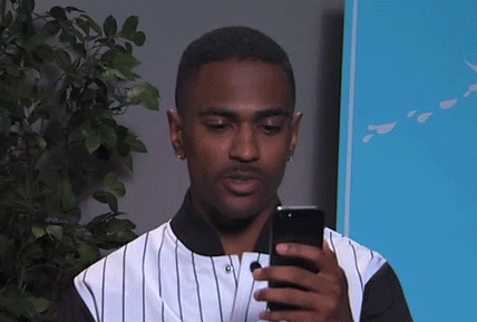 Image result for big sean on phone gif