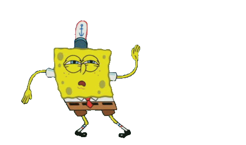 Spongebob Squarepants Dancing Sticker for iOS & Android 