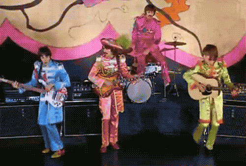 The Beatles tocando música rock en un programa de televisión.- Blog Hola Telcel