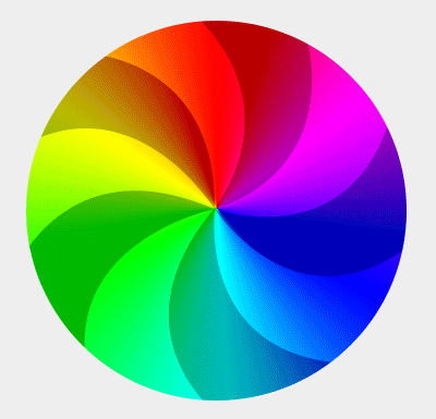 apple color wheel spinning