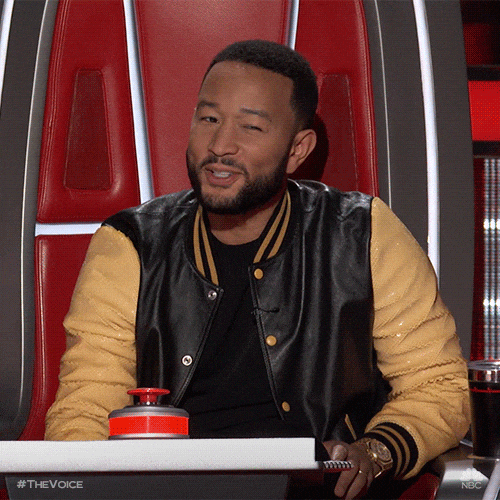 John Legend Singing GIF by The Voice Find & Share on GIPHY