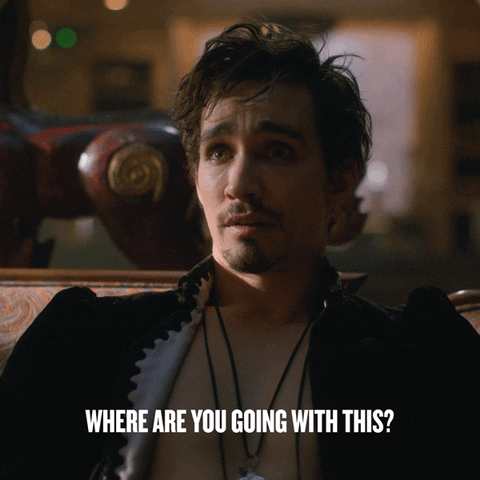 Klaus Hargreeves (Robert Sheehan): Where are you going with this?