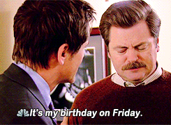 Parks And Recreation Birthday GIF - Find & Share on GIPHY