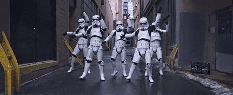Image result for star wars dancing gif
