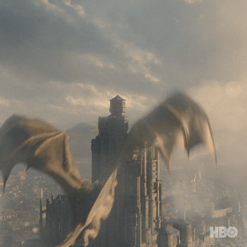 Un dragón sobrevolando la ciudad de la precuela de Game of Thrones, La casa del dragón.- Blog Hola Telcel