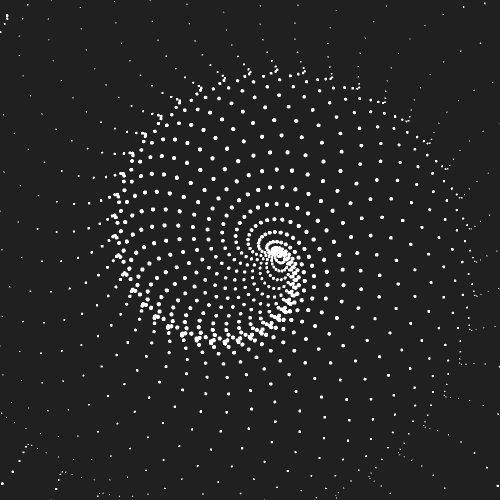 black and white spiral gif