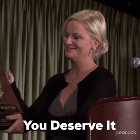 You Deserve It Season 2 GIF By Parks And Recreation
