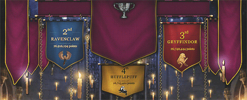 Harry Potter Hogwarts House Pride GIF