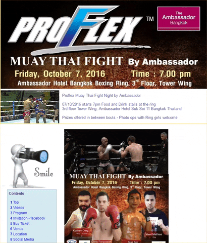LuckyPhill suk soi 11 muay thai fight banner