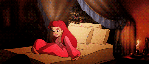 The Little Mermaid Bed GIF - Find & Share on GIPHY