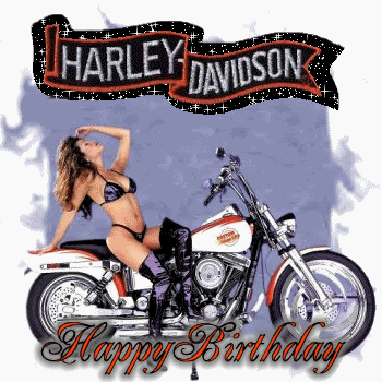 Happy birthday biker gif