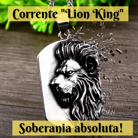 Leão de Judá - Corrente leão de perfil