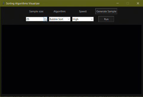 GitHub - c-sant/sorting-visualizer: An application created to render ...