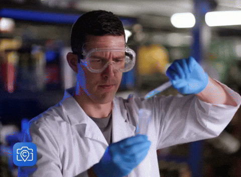 Mad scientist lab GIF