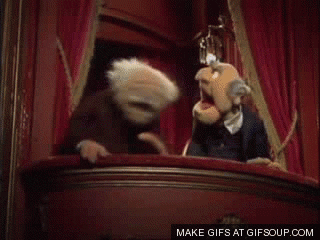 Resultado de imagen para muppets waldorf gif