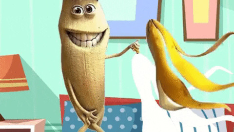 Banan and dress GIF