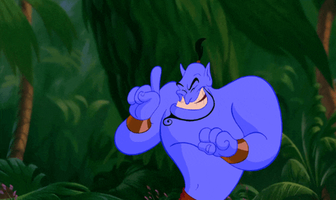 Disney shocked aladdin genie jaw drop