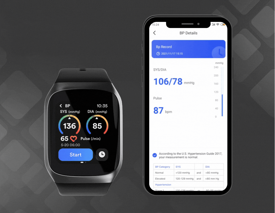 Bp doctor smartwatch discount price