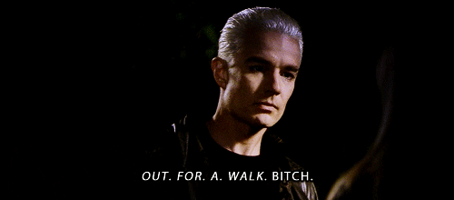 Spike Out For a Walk gif
